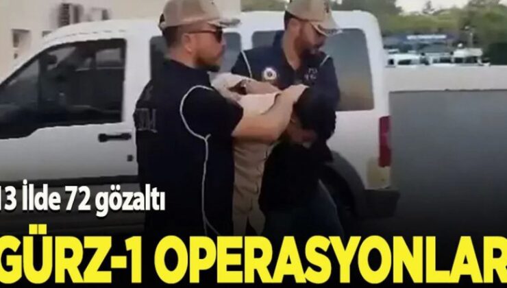 13 ilde terör örgütü DEAŞ’a operasyon: 72 gözaltı