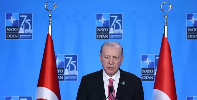 NATO Zirvesi’ne katılan Cumhurbaşkanı Erdoğan’dan İsrail ile ilgili net mesaj