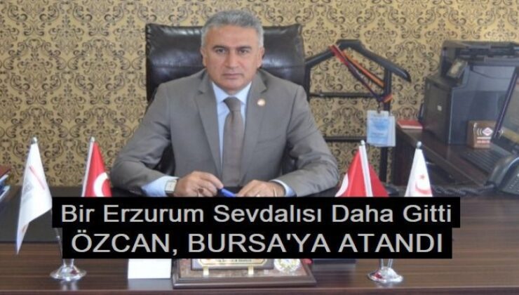 Başarılı Müdür Haşim Özcan Bursa’ya atandı