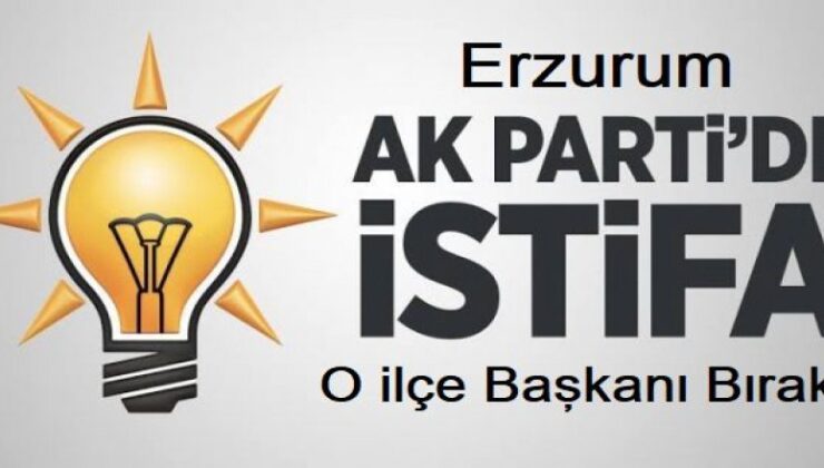 AK Parti Aziziye ilçe Başkanı Coşkun istifa etti