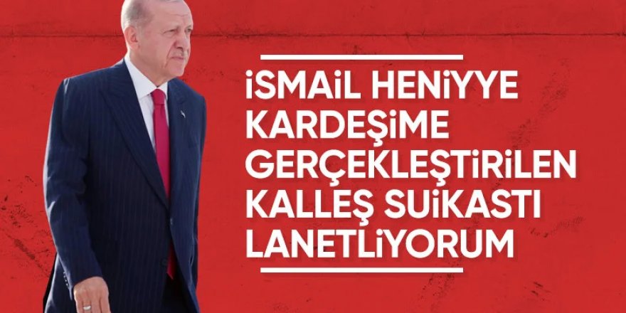 Erdoğan "Kalleşçe" deyip çok sert tepki gösterdi!