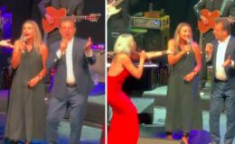 Pink Martini konserinde İmamoğlu sürprizi! Sahnede eşiyle birlikte şarkıya eşlik etti