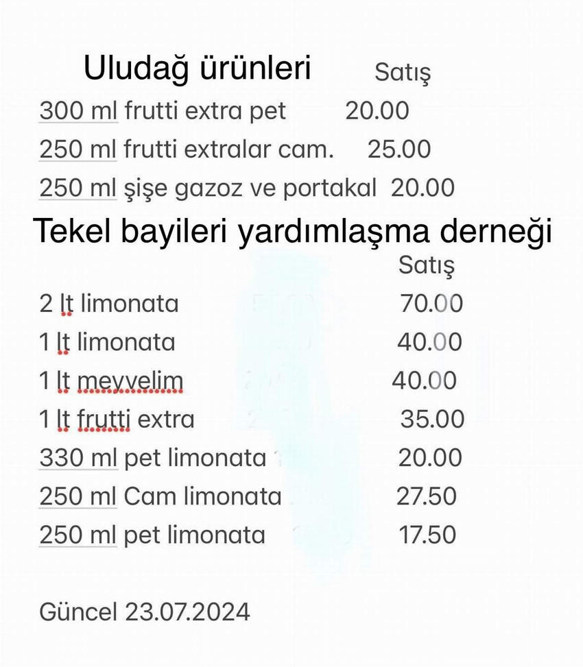 Alkollü içeceklere peş peşe gelen zamların ardından şimdi de limonatadan, gazoza alkolsüz içeceklere zam geldi.