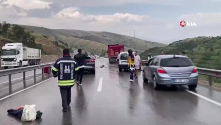 Aşkale’de zincirleme trafik kazası: 4 yaralı