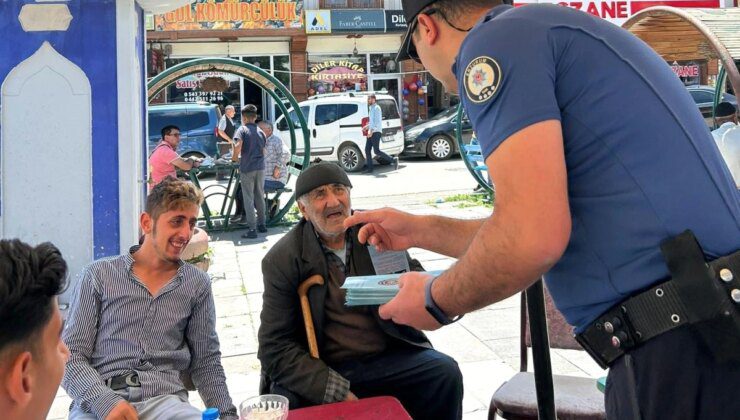 Erzurum’da Polis Kadına Şiddet Konusunda Bilgilendirme Yaptı