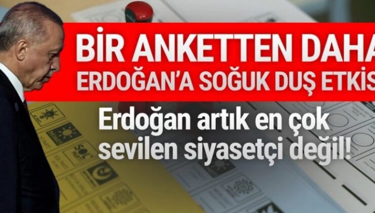 Artık ”en beğenilen siyasetçi” değil