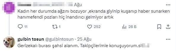 Mansur Yavaş paylaşımı nedeniyle zorunlu izne çıkarılan Gülbin Tosun'dan eleştirilere küfürlü cevap