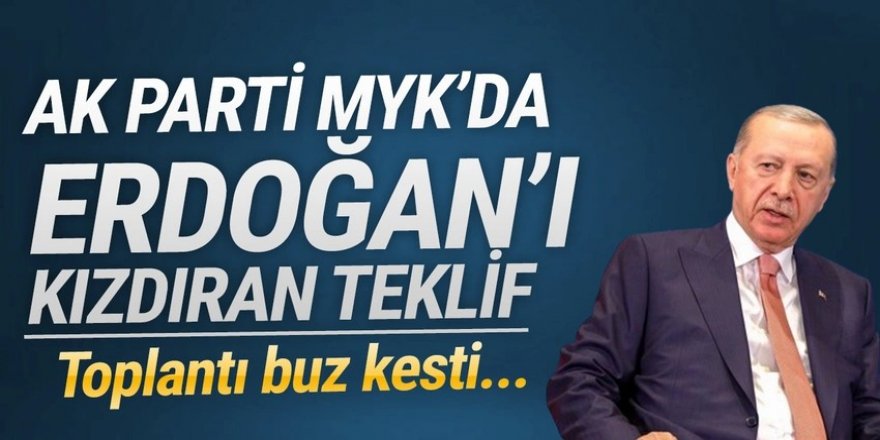 AK Parti'de Erdoğan'ı kızdıran ''siyasi kimlik'' teklifi