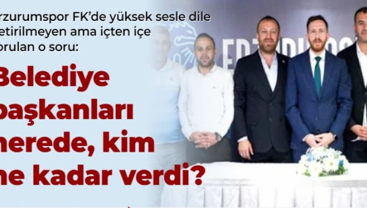 Belediye başkanları nerede, kim ne kadar verdi?