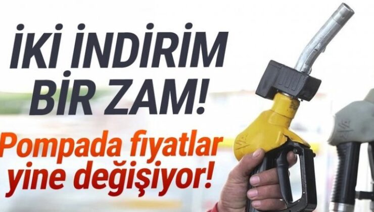 Benzine ve motorine indirim, LPG’ye zam