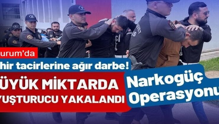 Erve 17 ilde: Zehir tacirlerine “Narkoçelik-33” operasyonu