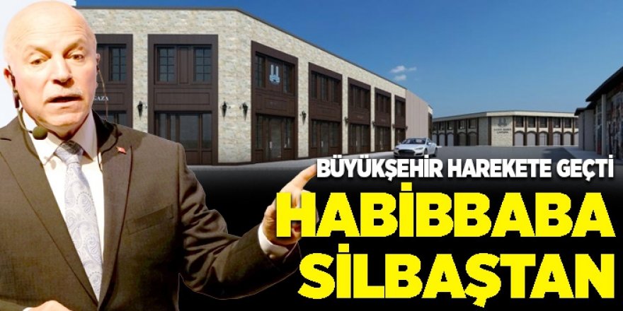 Erzurum'da Habibbaba’ya estetik görünüm için kazma vuruldu