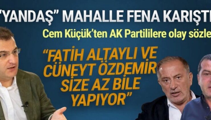 ”Fatih Altaylı, Cüneyt Özdemir size az bile yapıyor”