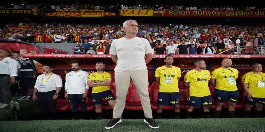 Fenerbahçe - Göztepe maçının ardından Jose Mourinho'ya çok sert sözler!