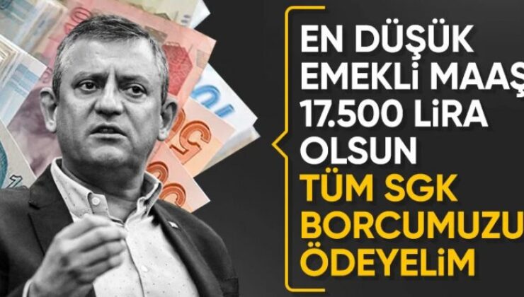 Özel’den hükümete ’emekli maaşı’ resti!