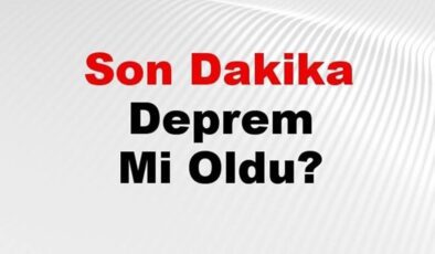 Son dakika Adıyaman’da deprem mi oldu? Az önce deprem Adıyaman’da nerede oldu? Adıyaman deprem Kandilli ve AFAD son depremler listesi 18 Ekim 2024