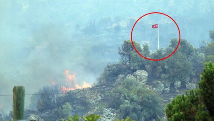 Alevler Türk bayrağına ulaşmasın diye seferber oldular