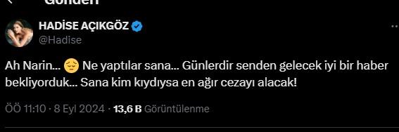 Narin'in cansız bedeni dere yatağında bulundu! Günlerdir bulunması için paylaşım yapan ünlü isimler isyan etti