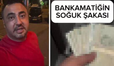 Para çekmeye gitti, bankamatikten çıkan banknotları görünce şaşıp kaldı