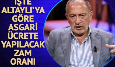 İşte Fatih Altaylı’ya göre asgari ücrete yapılacak zam oranı!