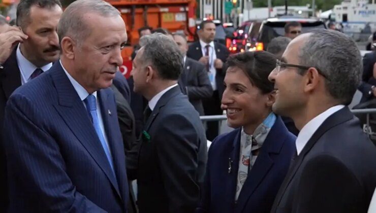 Cumhurbaşkanı Erdoğan New York’ta! Hafize Gaye Erkan da karşılayanlar arasında yer aldı