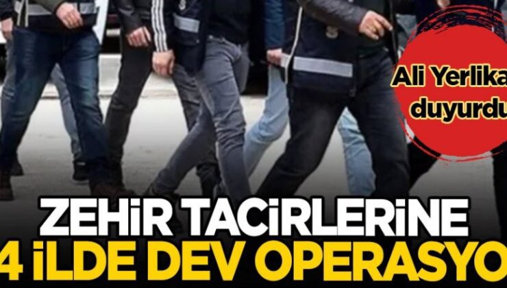 44 ilde uyuşturucu tacirlerine operasyon: 293 gözaltı