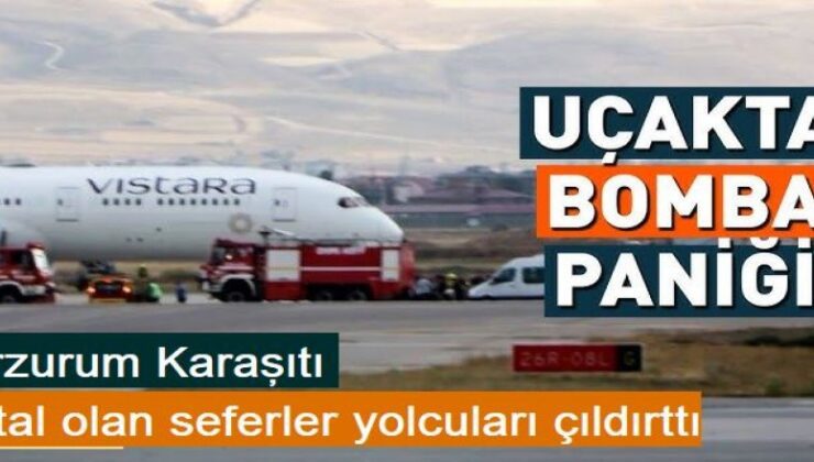 Bomba alarmı Erzurum’u karıştırdı! İptal olan seferler yolcuları çıldırttı