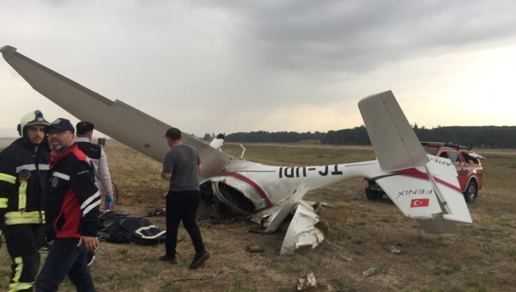 Bursa’da eğitim uçağı düştü: İki pilot hayatını kaybetti