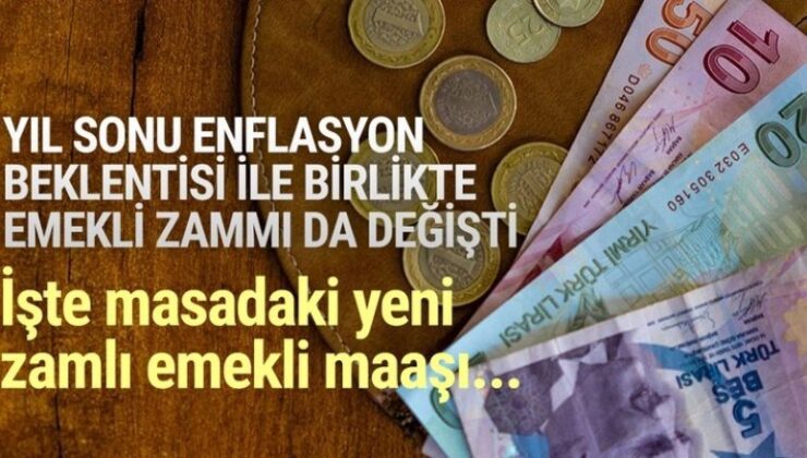 Enflasyon beklentisi ile birlikte emekli maaş beklentisi de değişti