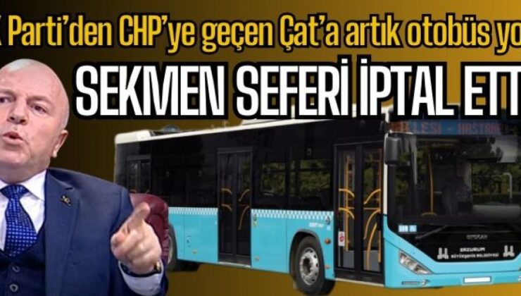 Erzurum’da o sefer iptal edildi!