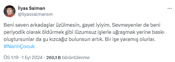 Öldüğü iddialarına ünlü oyuncu İlyas Salman'dan kapak gibi yanıt