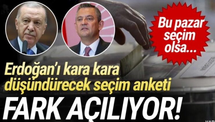 Son seçim anketinde olay sonuçlar: CHP, AK Parti'ye fark attı