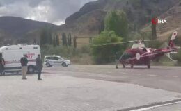 Ambulans Helikopter Kalp Krizi Geçiren Hastayı Erzurum’a Gönderdi