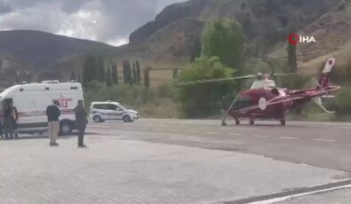 Ambulans Helikopter Kalp Krizi Geçiren Hastayı Erzurum’a Gönderdi