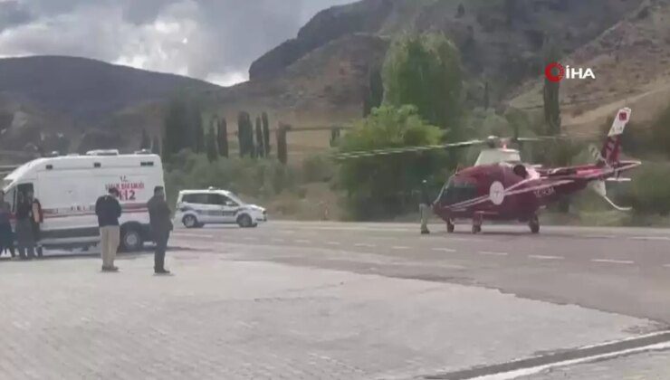 Ambulans Helikopter Kalp Krizi Geçiren Hastayı Erzurum’a Gönderdi