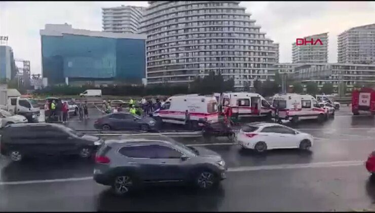 İstanbul’da zincirleme trafik kazası: Ölü ve yaralılar var