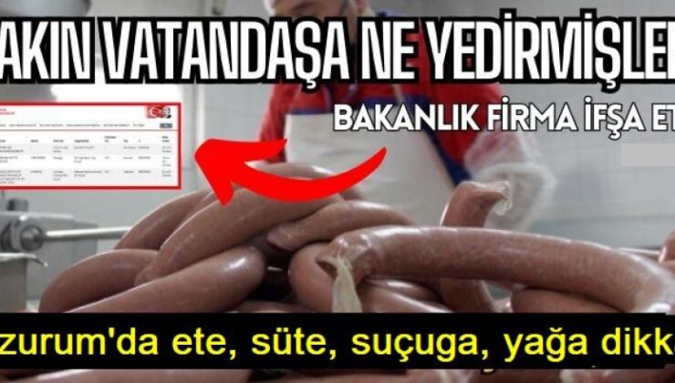 Erzurum’da hilleli gıda satanlara yenileri eklendi