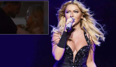 Oyunculuğa soyunan Hadise’nin ateşli sahneleri olay oldu