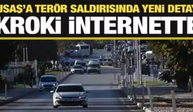 TUSAŞ’a terör saldırısında yeni detay! Kritik noktanın krokisi internette