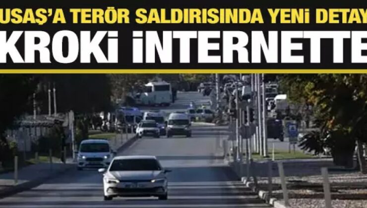 TUSAŞ’a terör saldırısında yeni detay! Kritik noktanın krokisi internette