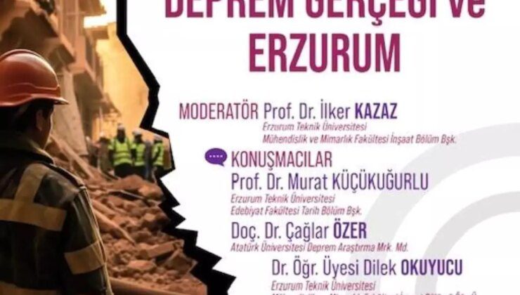 28. Sultan Sekisi Toplantısı "Deprem Gerçeği ve Erzurum" Konusuyla Yapılacak