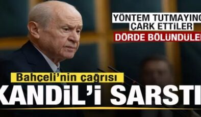 Bahçeli’nin 'Öcalan' çıkışı Kandil'i sarstı!