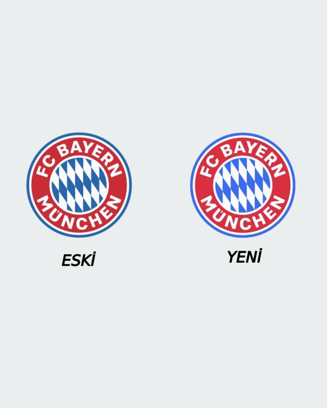 Bayern Münih logosundaki değişiklik herkesi şaşırttı