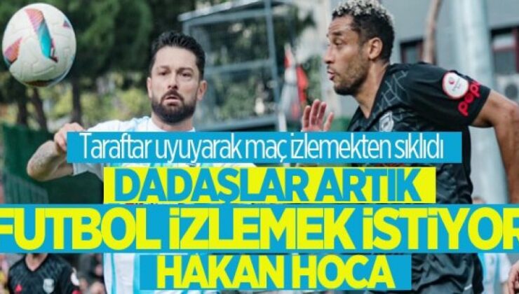 Dadaşlar artık futbol izlemek istiyor Hakan hoca