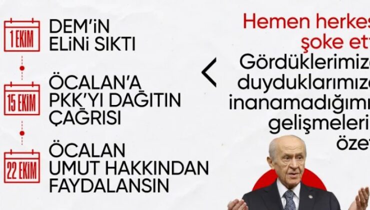 Devlet Bahçeli’nin terör sorununa karşı adım adım başlattığı yeni süreç