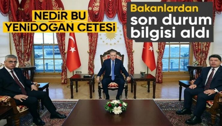 Erdoğan, Adalet ve Sağlık bakanlarını kabul etti