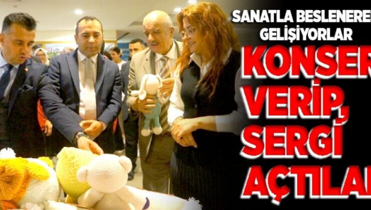 Erzurum’da Devlet korumasındaki çocuklar yeteneklerini sergiledi