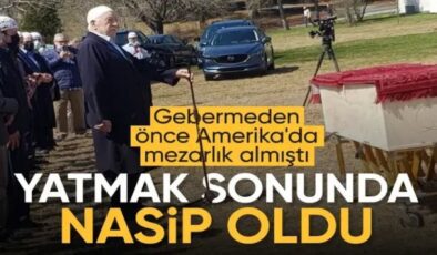 Gömüleceği yer yıllar önce hazırlanmıştı