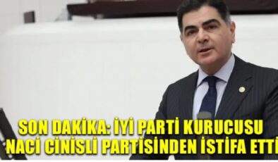 Naci Cinisli partisinden istifa etti