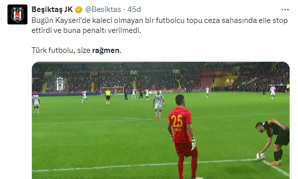 Penaltı mı, değil mi? Beşiktaş'ın isyan ettiği bu pozisyon maçın bile önüne geçti